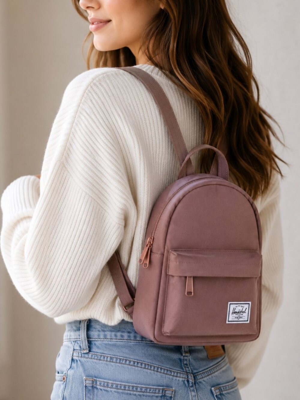 Herschel Nova Mini Backpack Ash Rose Blush Mini 12x9 Travel Gym Casual